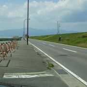 諫早湾干拓堤防道路