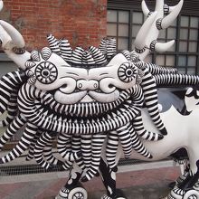 所々にこのようなオブジェが