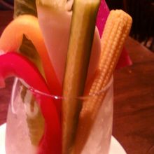 バーニャカウダの野菜です。