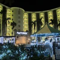 沖縄かりゆしビーチリゾート・オーシャンスパの内庭です