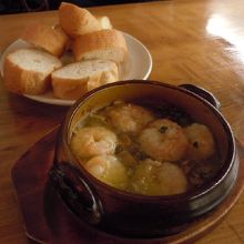 海老のアヒージョ