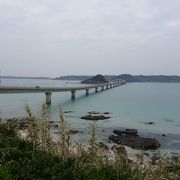 角島大橋を展望　海士ヶ瀬公園