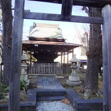こちらは日枝神社、祠はどこに？