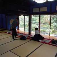 最初に抹茶をいただいた部屋「松風」