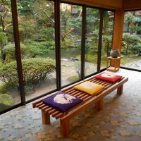 回廊の途中にある休憩所