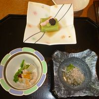 昼の会席コースの先付