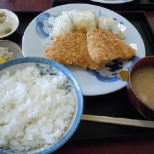 アジフライ定食