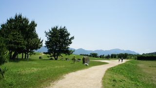 こんな広いスペースが巌流島にあったとは