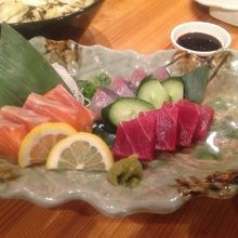 刺身の盛り合わせ