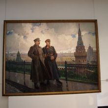「クレムリンにおけるスターリンとヴォロシロフ」