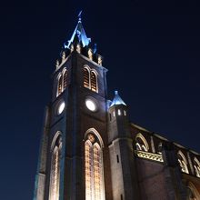 明洞聖堂ライトアップ