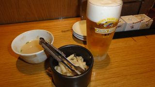 つまみにスープ？