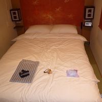 シングルルーム。２人でもオーケー。ただ、狭いよ。