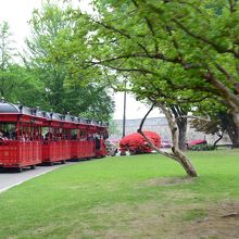 華城列車で移動し練武台に到着