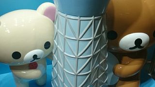 リラックマとスカイツリー