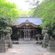 三宝寺池の南にある神社