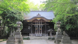 三宝寺池の南にある神社