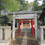 石神井公園の南にある神社
