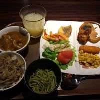 朝食ビュッフェです。