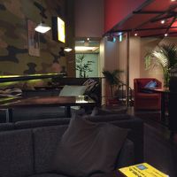 朝食会場です。