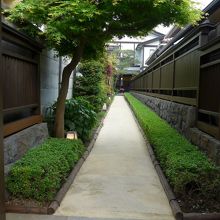 とても風情があるお蕎麦屋さんの入り口