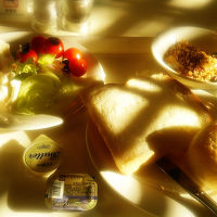 朝食。和食はの方はおにぎりがありました。