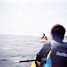 カヤックで帰る　2時間半