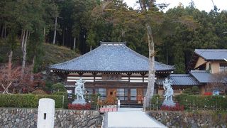 のどかな畑の中の寺　常泉寺