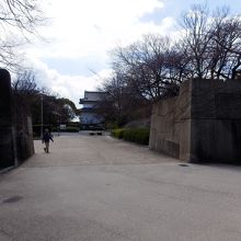 太鼓櫓跡付近むの巨石