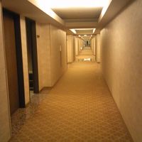 廊下が長いです。