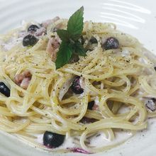 ブルーベリーのクリーム