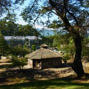 映画の撮影地が公園に。元小学校の懐かしい風景が広がる