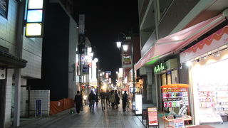 川越の繁華街