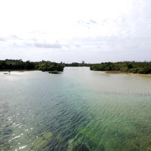 両島の境界，内側