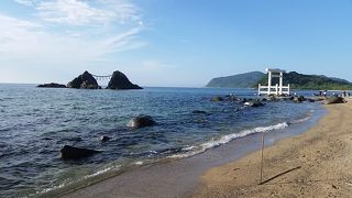 いい天気です！海もきれい。