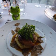 鴨むね肉のステーキ