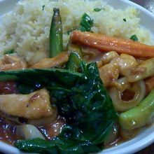 チキンチャーハンは＄2.25ですが、美味しかったです。