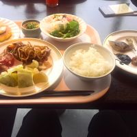 私が取った朝食のバイキング