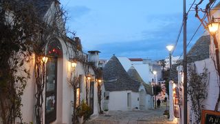 アルベロベッロの中で1番きれいな通り