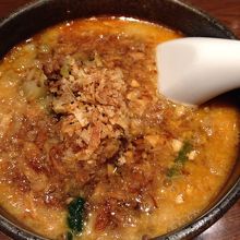 担々麺ハーフ めちゃうま