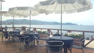 瀬戸内海に臨むレストラン！