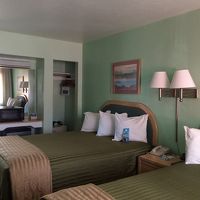 ベッドは大きく寝やすかった