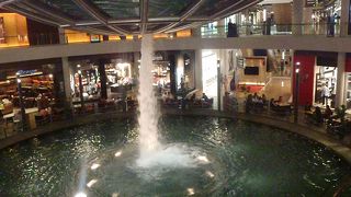 うず潮のようになった水が