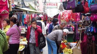 （香港）北側はローカルな市場