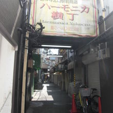 朝１０時頃はまだひっそりとしています