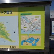 ギネスブック認定の世界で最も幅の狭い海峡で、古くから橋で陸続きとなっていたとの事です。