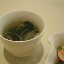 ランチに付くスープ