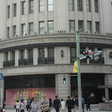 銀座和光の１階部分を主とした正面の外観です。