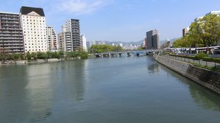 広島駅近くの川
