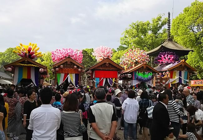 本祭りと間祭りが毎年交互に開催